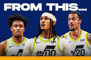 爵士上赛季已是联盟倒一 今年又送走克拉克森&amp;塞克斯顿&amp;科林斯